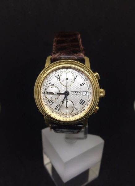 Tissot since 1853 золотые — репассаж механизма